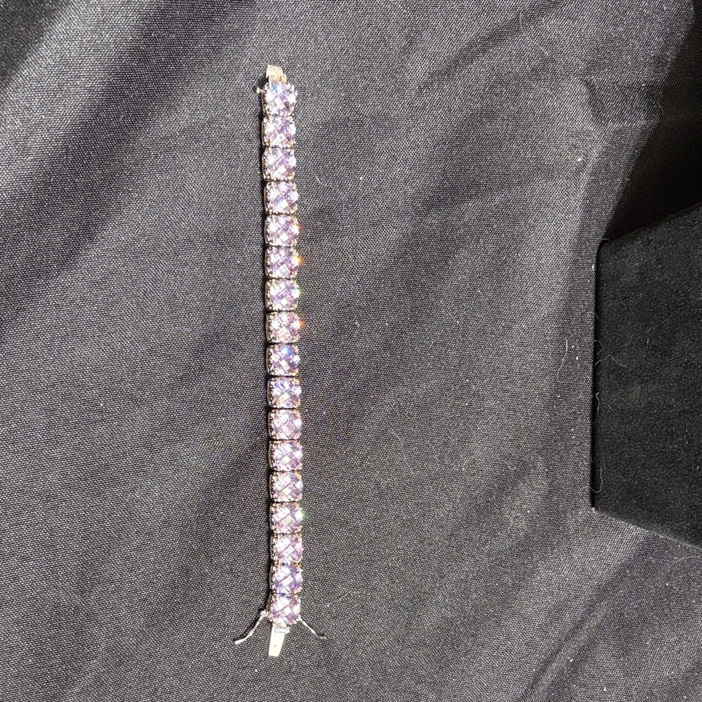 Vintage Park Lane purple lilac Impressions Bracelet - Picture 4 of 6